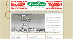 Desktop Screenshot of mamalouisas.com